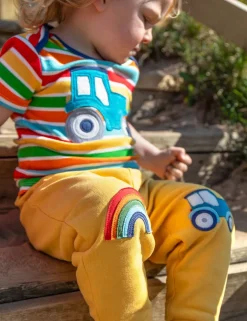 Pure Cotton Embroidered Joggers (3 Mths-8 Yrs)