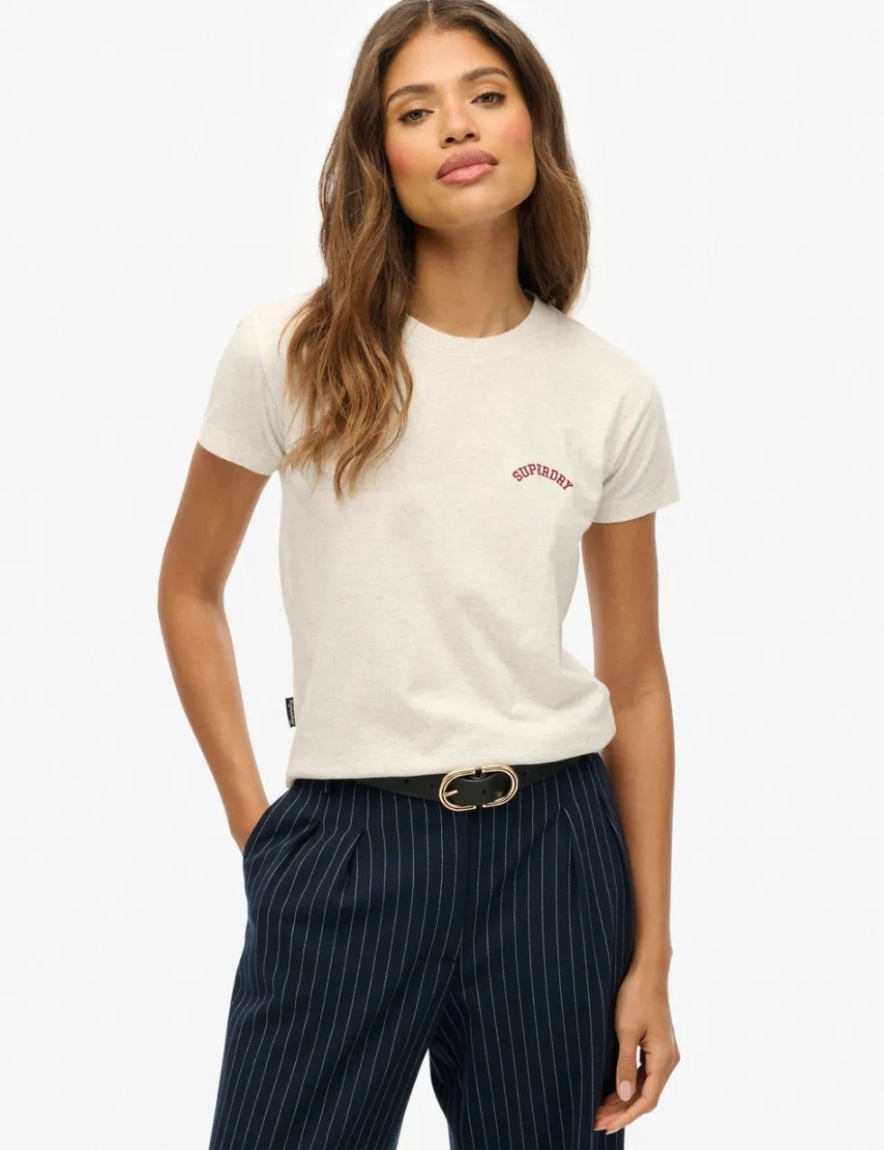 Pure Cotton Embroidered Logo T-Shirt
