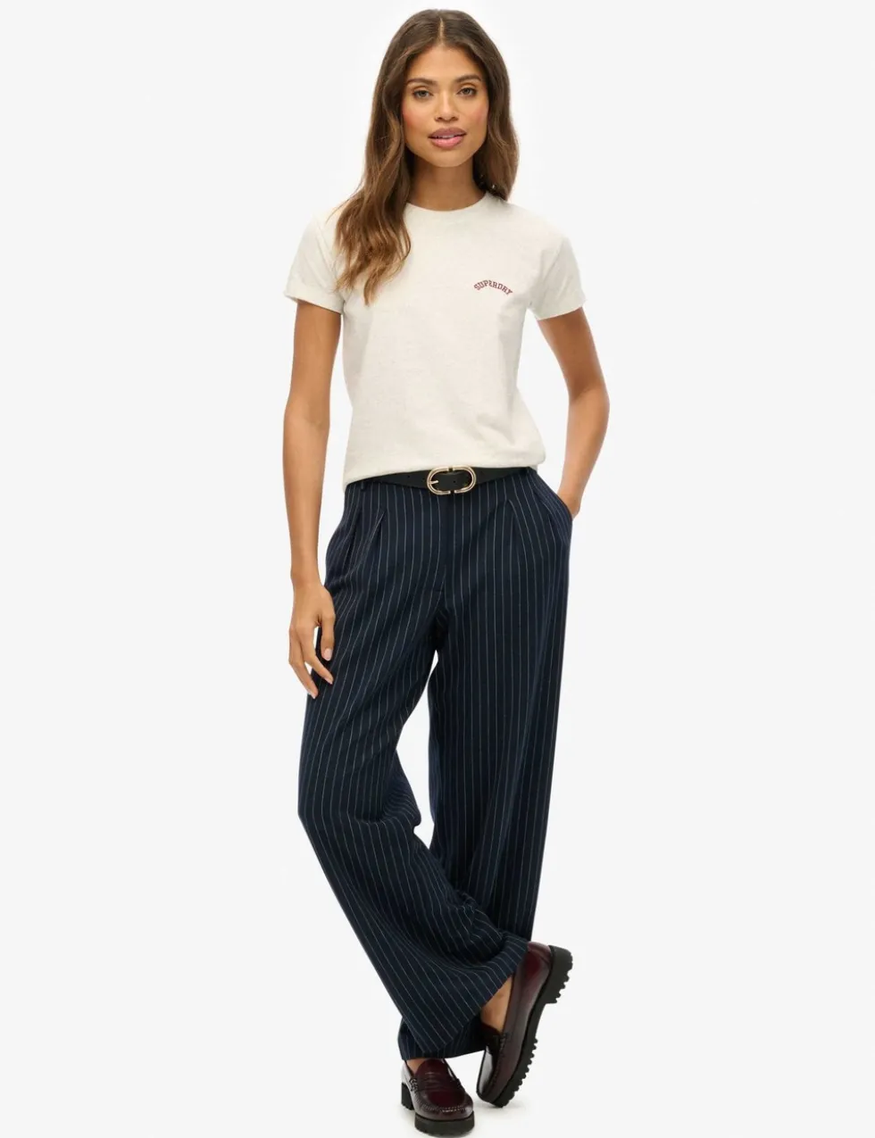 Pure Cotton Embroidered Logo T-Shirt