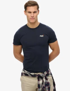 Pure Cotton Embroidered Logo T-Shirt