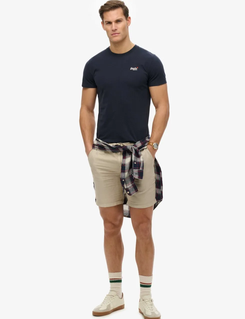 Pure Cotton Embroidered Logo T-Shirt