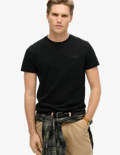 Pure Cotton Embroidered Logo T-Shirt