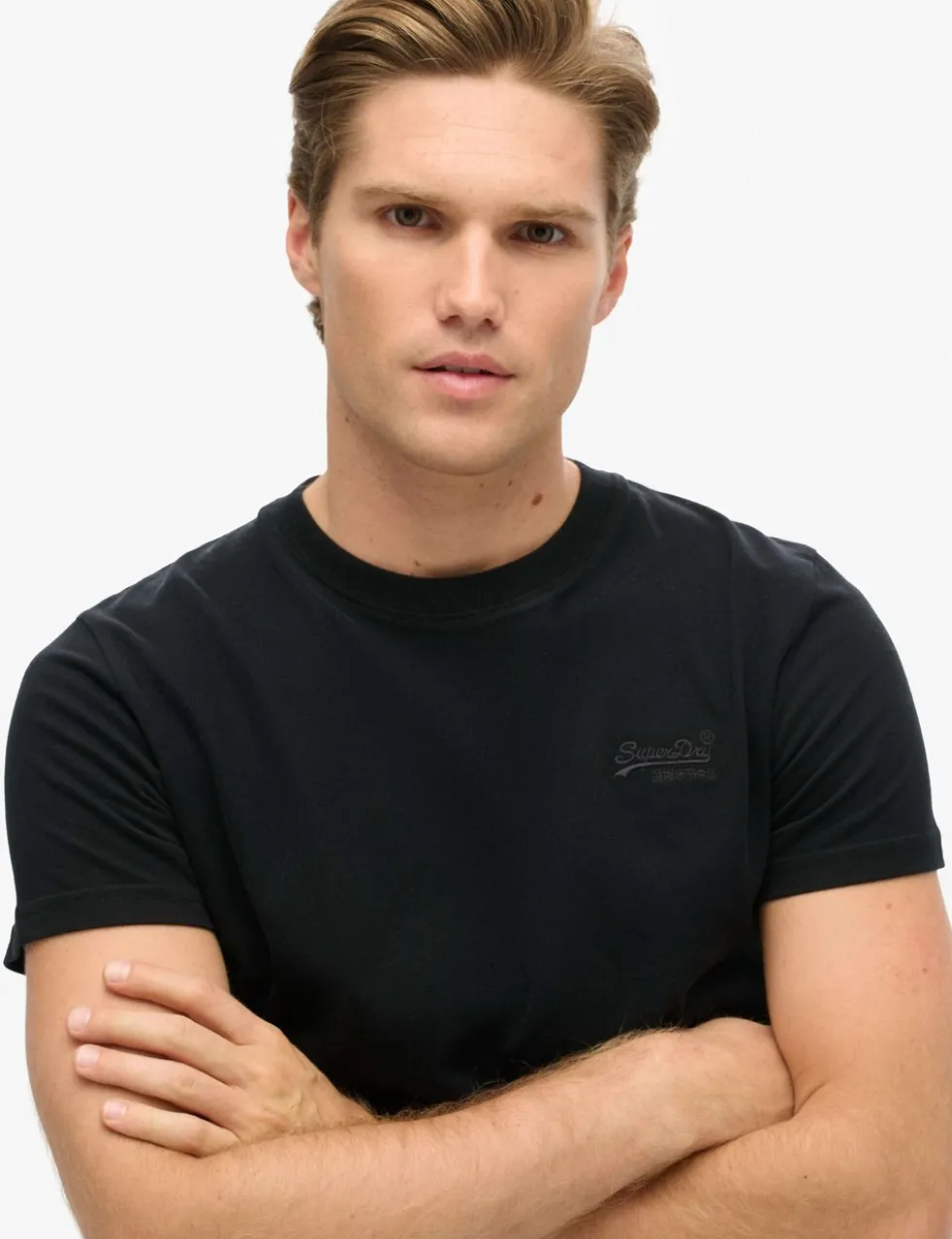 Pure Cotton Embroidered Logo T-Shirt