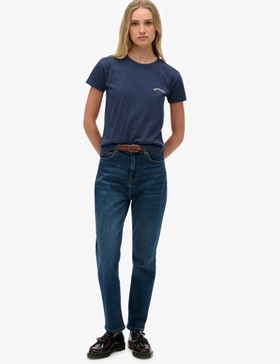 Pure Cotton Embroidered Logo T-Shirt