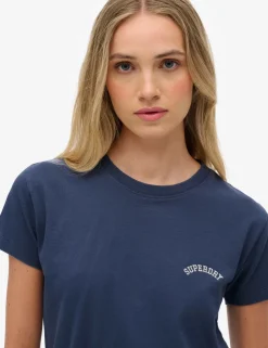 Pure Cotton Embroidered Logo T-Shirt