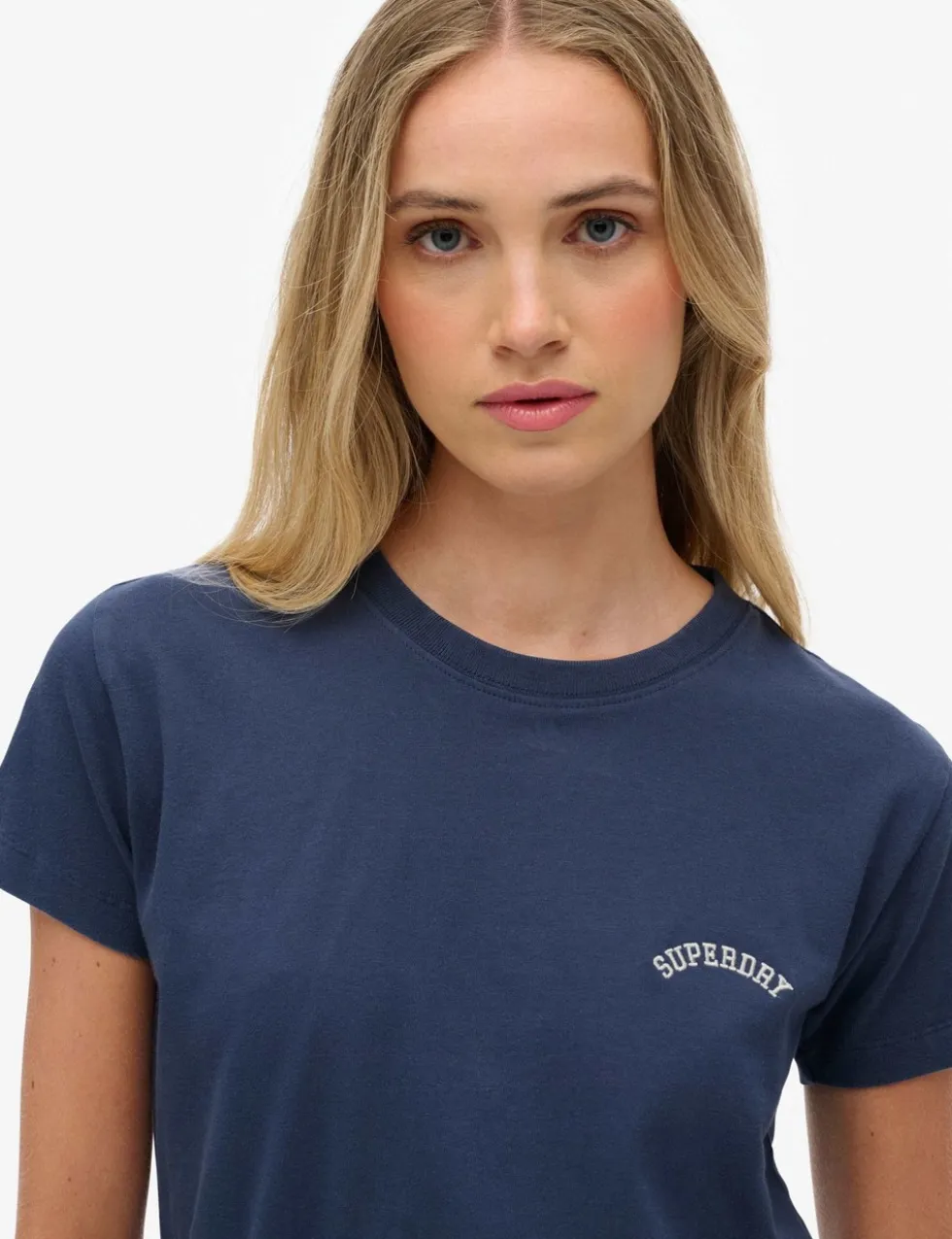 Pure Cotton Embroidered Logo T-Shirt