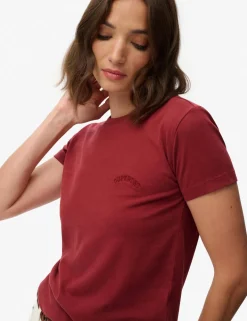 Pure Cotton Embroidered Logo T-Shirt
