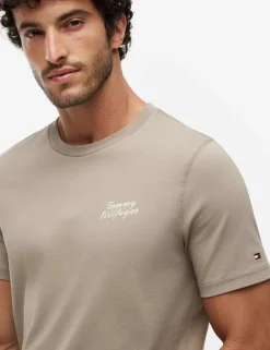 Pure Cotton Embroidered Logo T-Shirt
