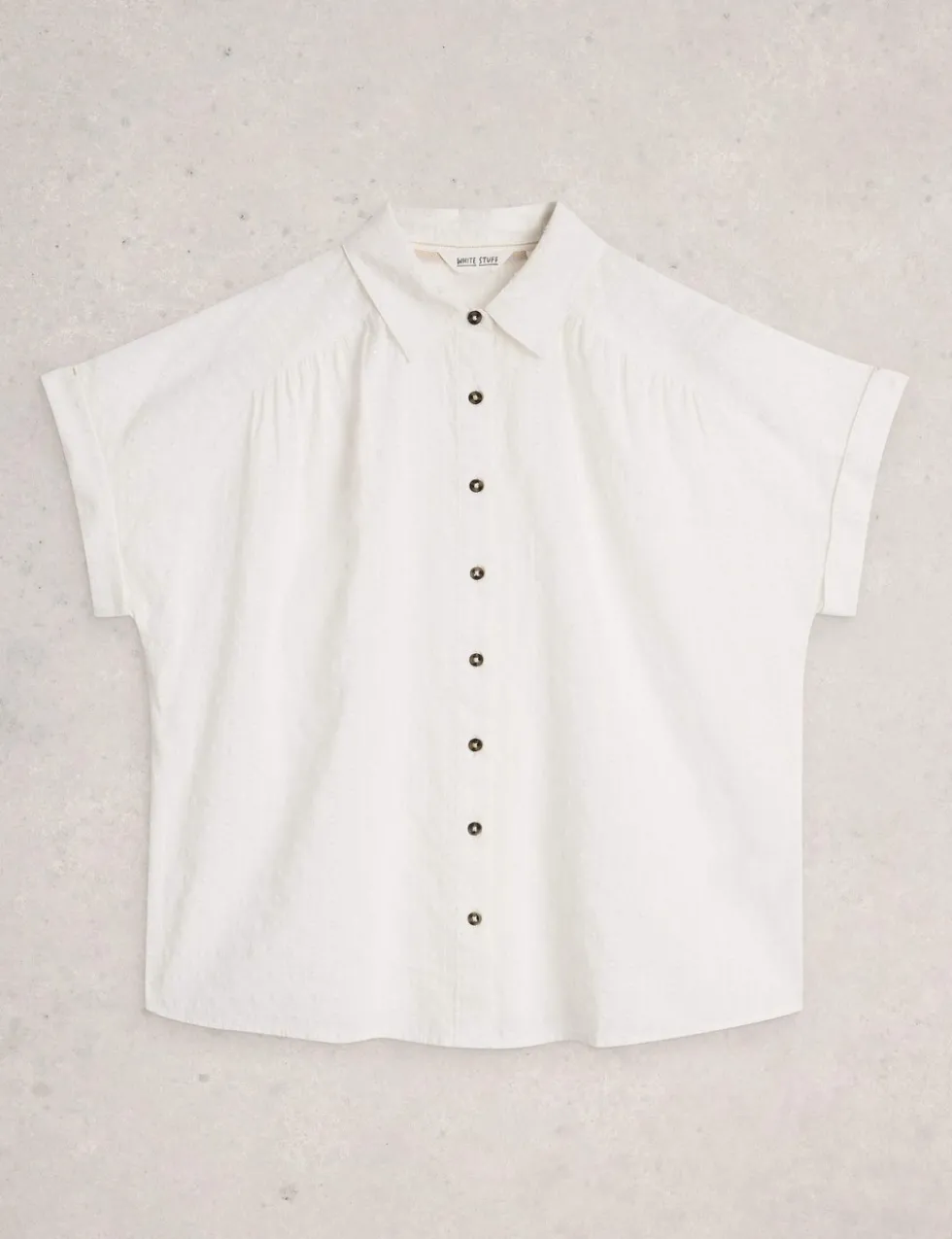 Pure Cotton Embroidered Shirt