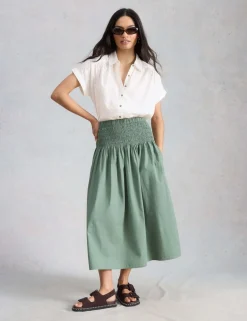 Pure Cotton Embroidered Shirt