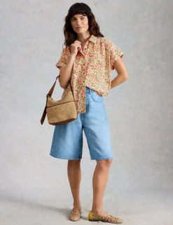 Pure Cotton Embroidered Shirt