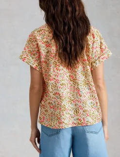 Pure Cotton Embroidered Shirt