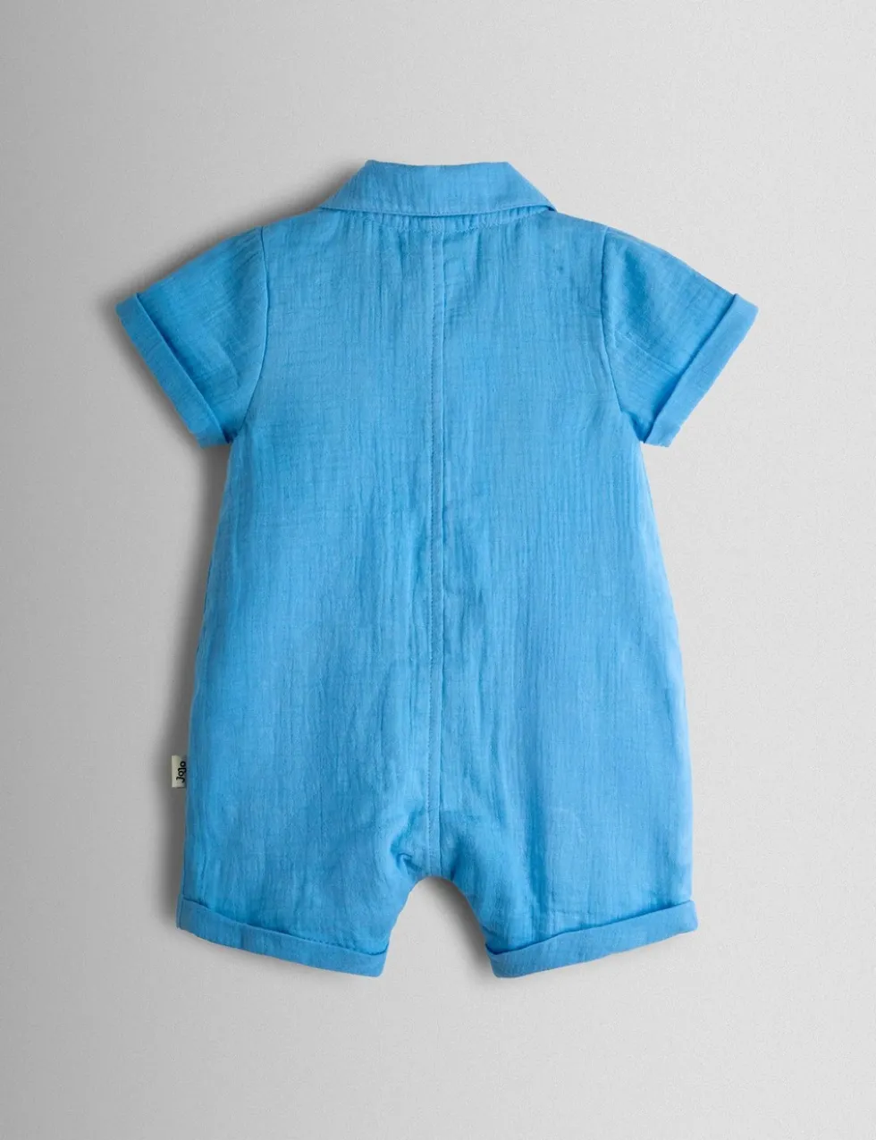 Pure Cotton Embroidered Safari Romper (0-24 Mths)