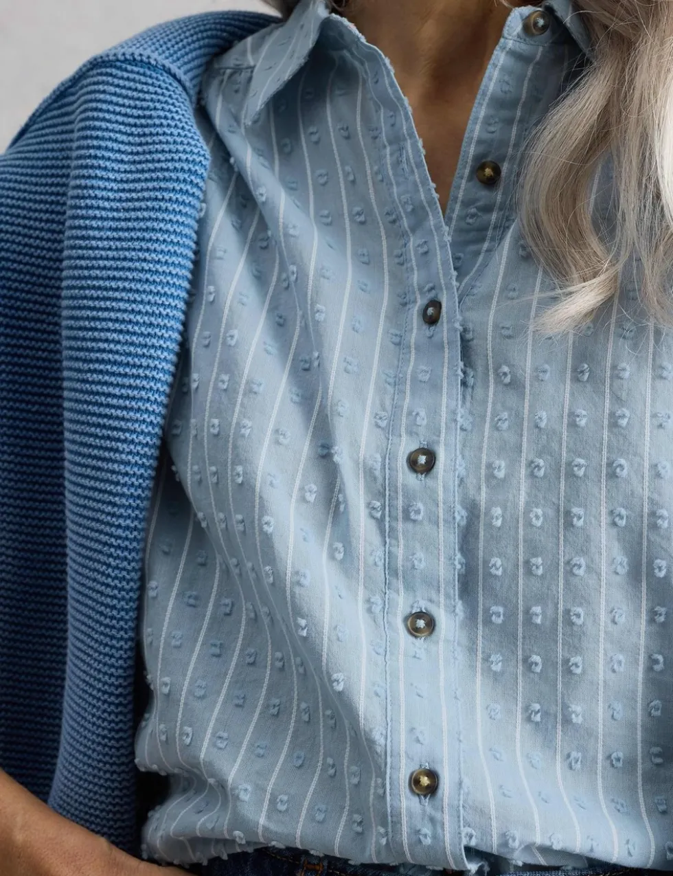 Pure Cotton Embroidered Shirt