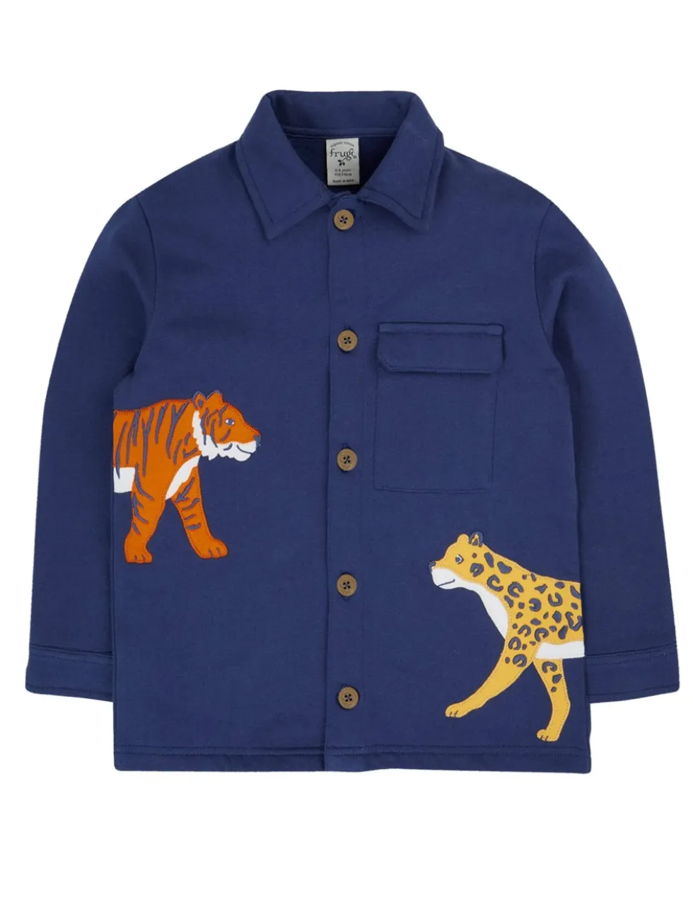 Pure Cotton Embroidered Shacket (2-10 Yrs)