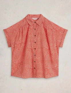 Pure Cotton Embroidered Shirt