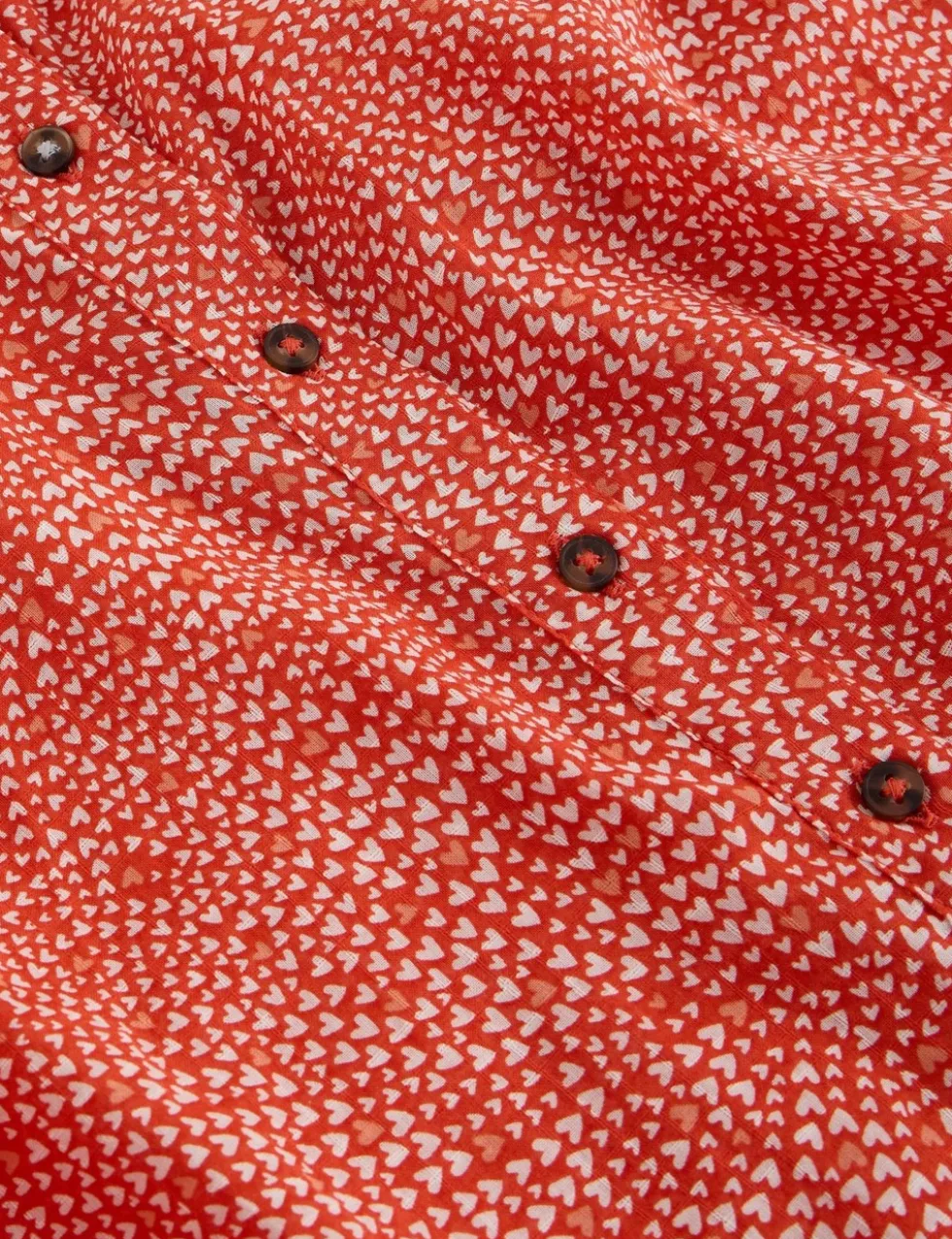 Pure Cotton Embroidered Shirt