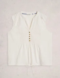 Pure Cotton Embroidered Shirt