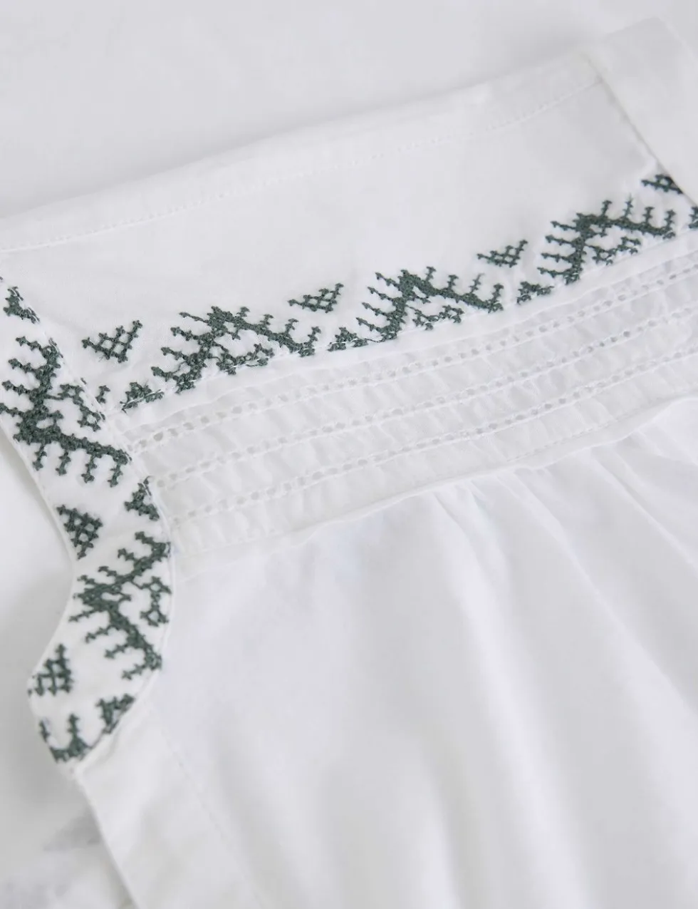 Pure Cotton Embroidered Shirt