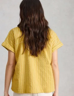 Pure Cotton Embroidered Shirt