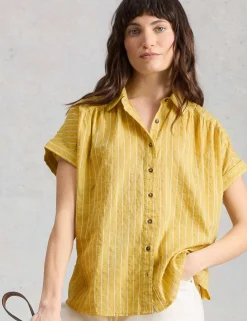 Pure Cotton Embroidered Shirt