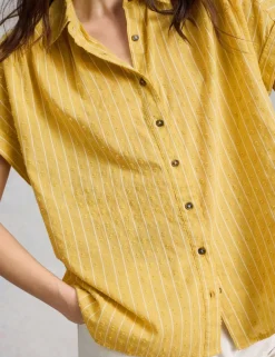 Pure Cotton Embroidered Shirt