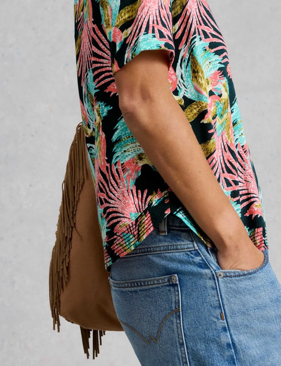 Pure Cotton Embroidered Top