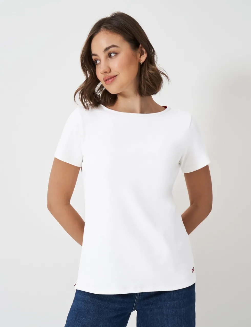 Pure Cotton Embroidered T-Shirt