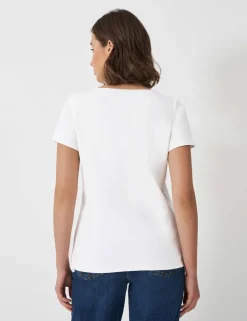 Pure Cotton Embroidered T-Shirt