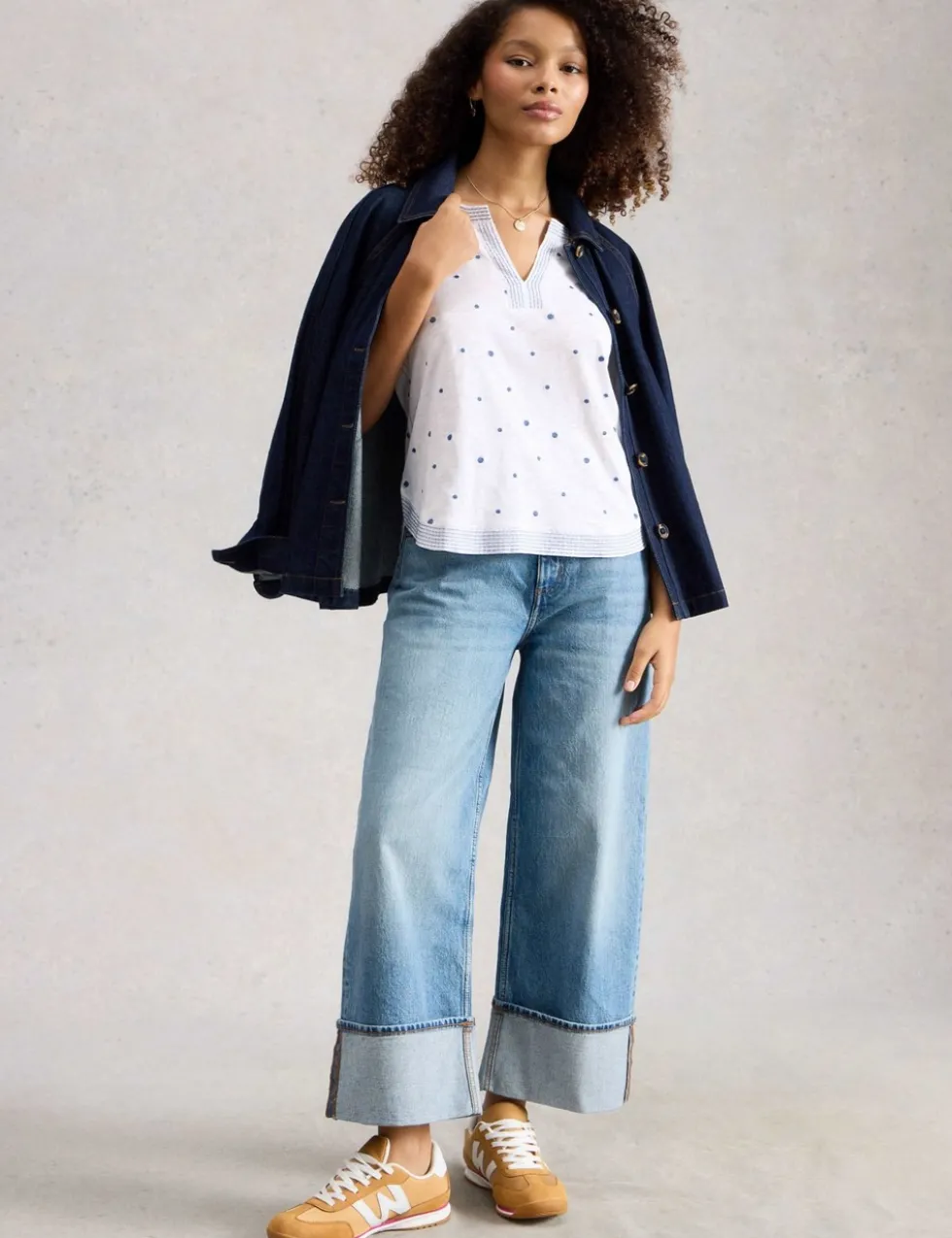 Pure Cotton Embroidered T-Shirt