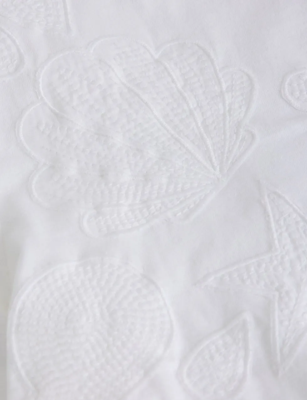 Pure Cotton Embroidered T-Shirt