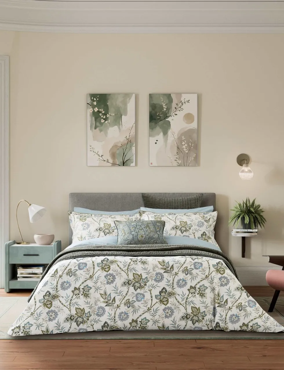 Pure Cotton Emira Bedding Set