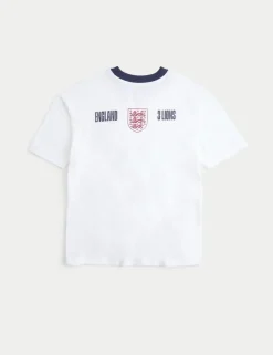 Pure Cotton FA© England Pyjamas (6-16 Yrs)
