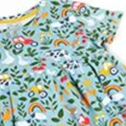 Pure Cotton Farm Print Dress (3 Mths-8 Yrs)