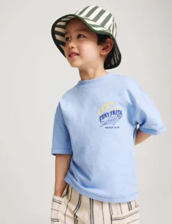 Pure Cotton Fish Graphic T-shirt (2-8 Yrs)