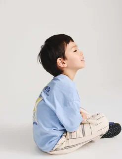 Pure Cotton Fish Graphic T-shirt (2-8 Yrs)