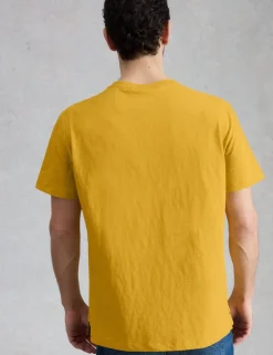Pure Cotton Fish Graphic Crew Neck T-Shirt