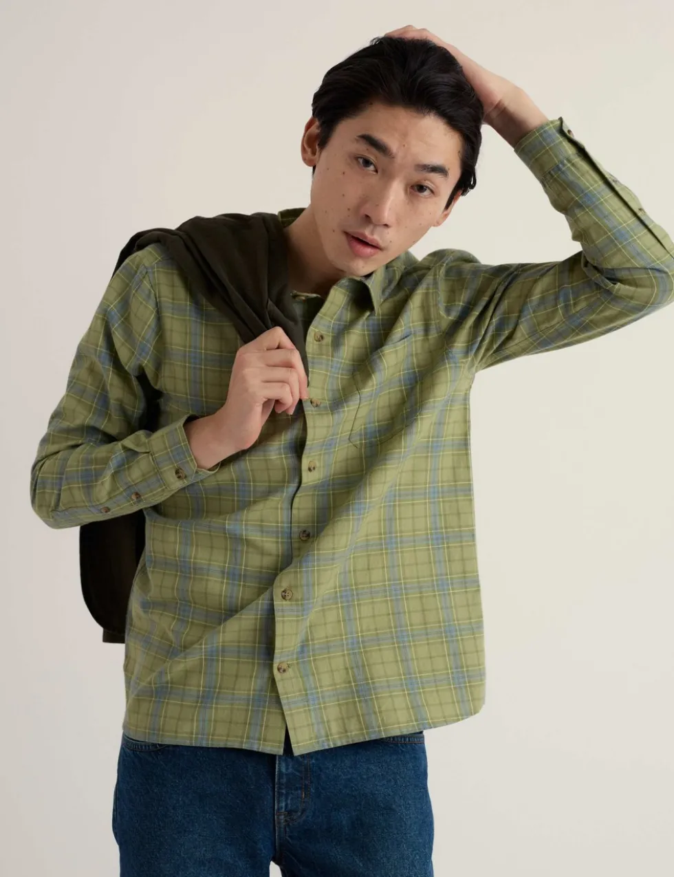 Pure Cotton Flannel Shirt