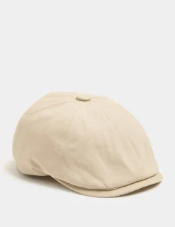 Pure Cotton Flat Cap