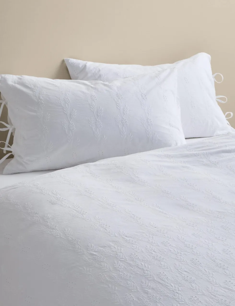 Pure Cotton Fleurine Embroidered Bedding Set