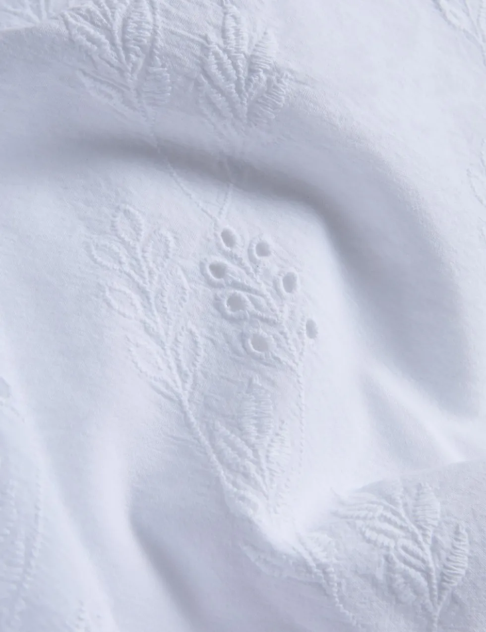 Pure Cotton Fleurine Embroidered Bedding Set