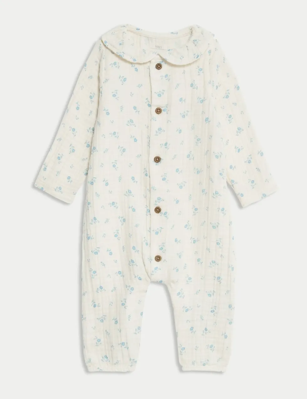 Pure Cotton Floral All in One (0-12 Mths)