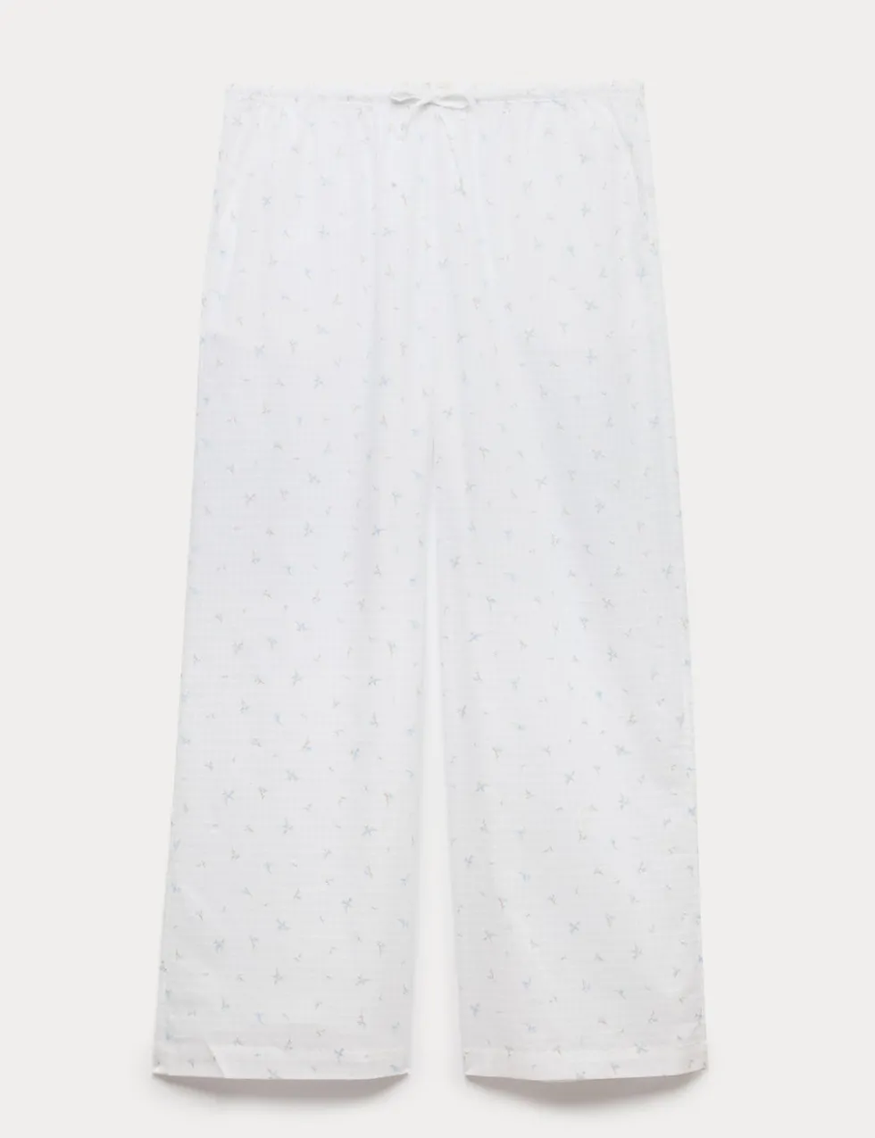Pure Cotton Floral Check Pyjama Bottoms