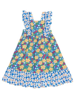 Pure Cotton Floral Dress (2-12 Yrs)
