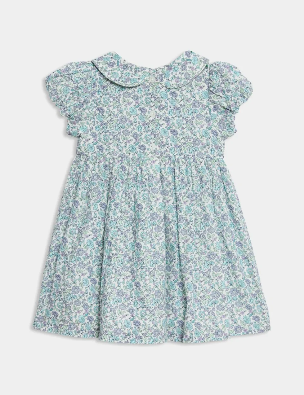 Pure Cotton Floral Dress (0-3 Yrs)
