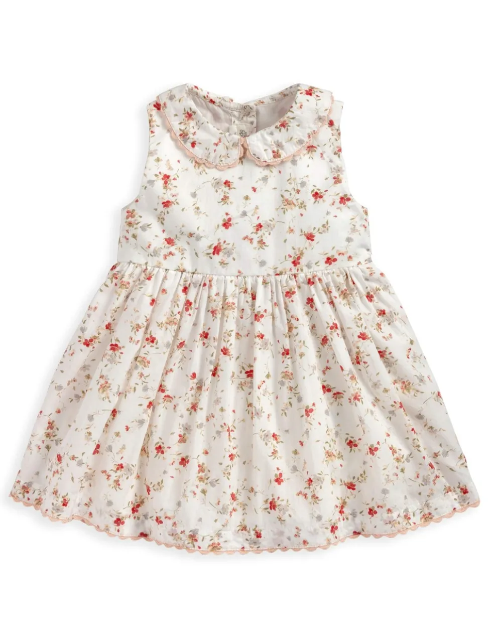 Pure Cotton Floral Dress (0-36 Mths)