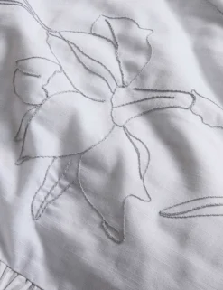 Pure Cotton Floral Embroidered Bedding Set