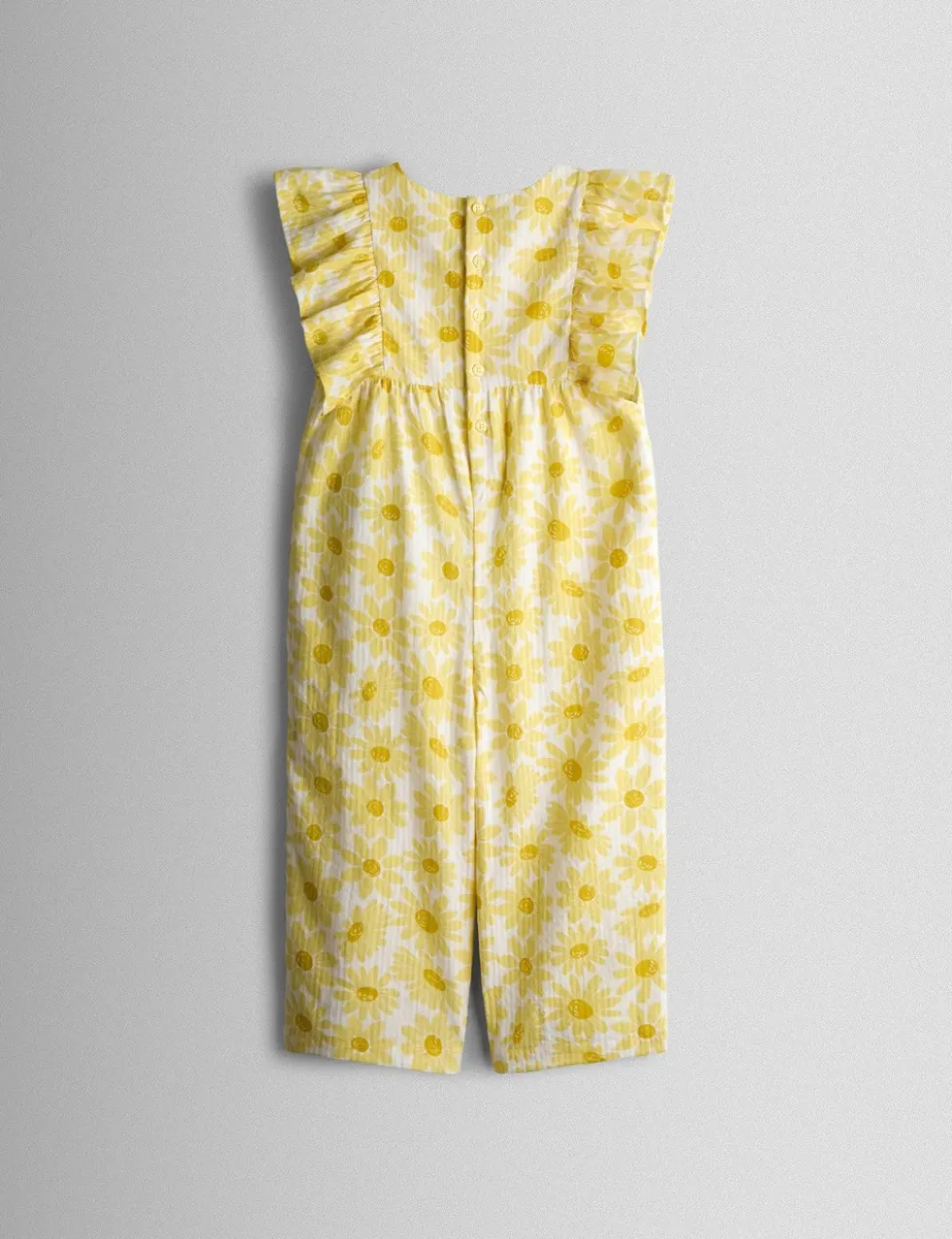 Pure Cotton Floral Frill Jumpsuit (6 Mths-9 Yrs)