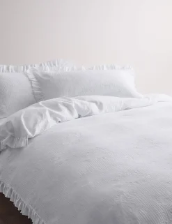 Pure Cotton Floral Jacquard Bedding Set