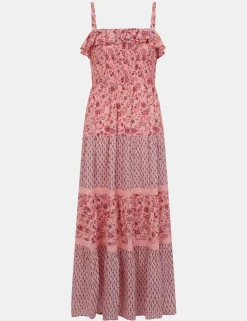Pure Cotton Floral Maxi Beach Dress